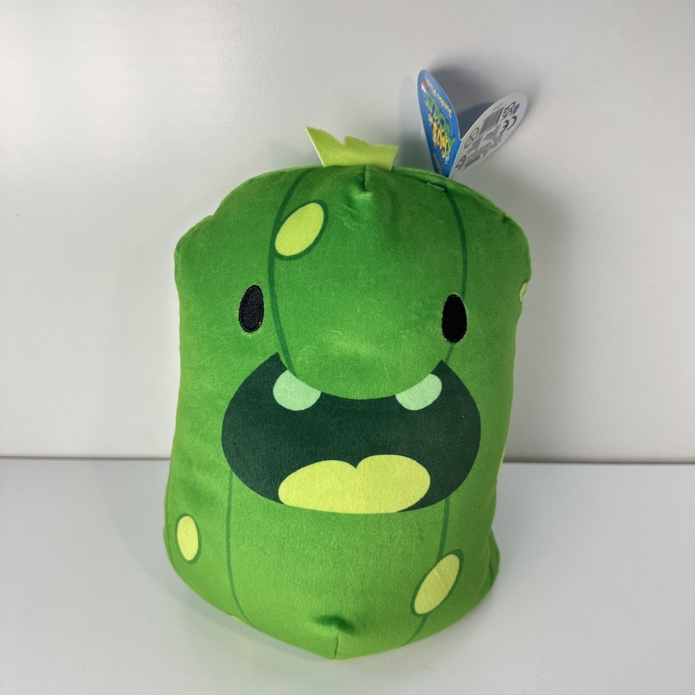 Cats VS Pickles JUMBO 10" Bean-Bag Plush Green Hank Cepia NWT Toy Doll